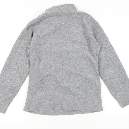ISLE Women's Grey Fleece Zip Jacket - Size S