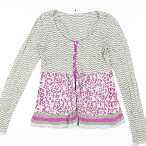White Stuff Women’s Multicoloured Cardigan Size 12