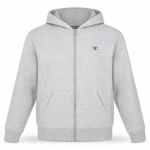 Champion Boys Grey Hoodie XL Full Zip with Logo