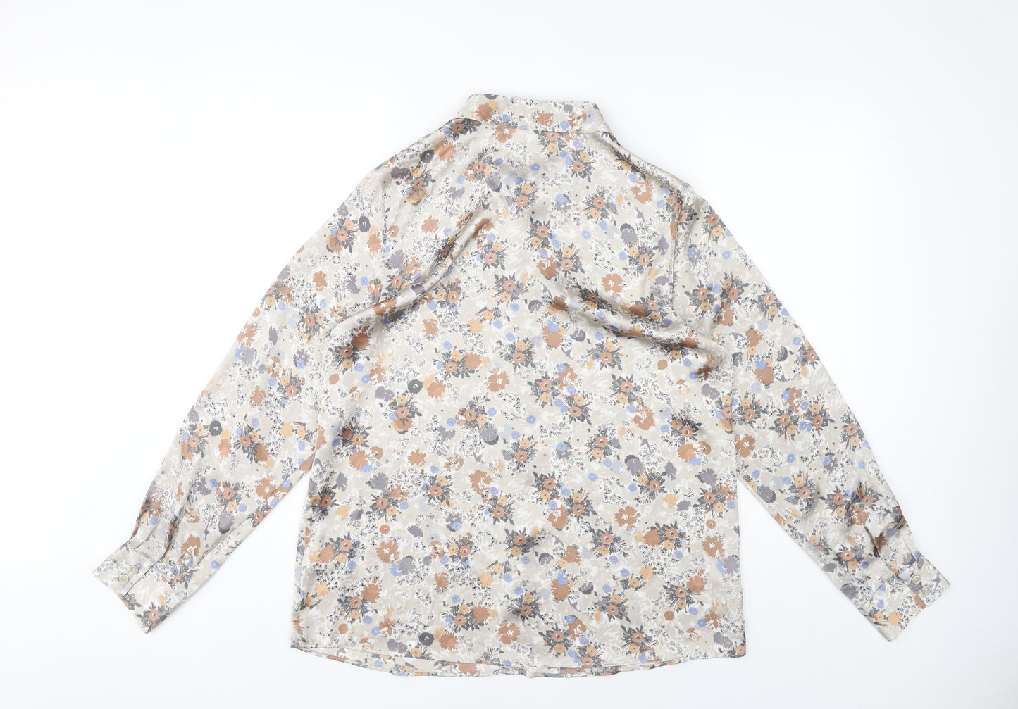 Marks & Spencer Women's Floral Button-Up Blouse UK 14