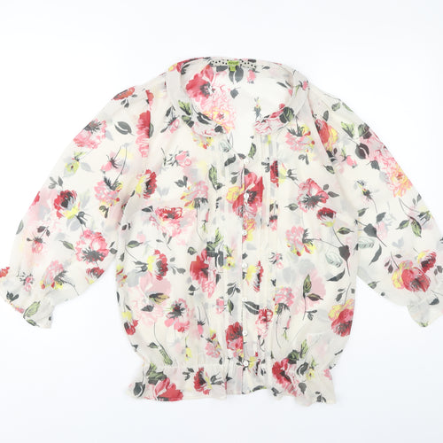 Next Women's Floral Blouse, Size 14, Multicoloured