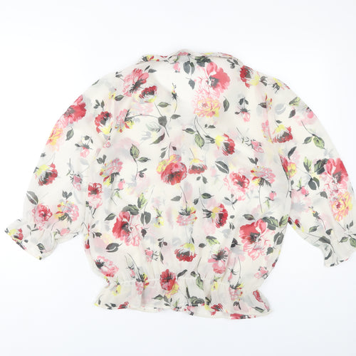 Next Women's Floral Blouse, Size 14, Multicoloured