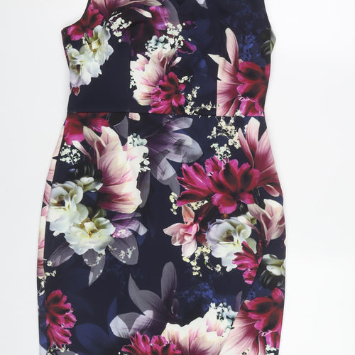 Coast Women's Floral Sheath Dress, Multicoloured, Size 12