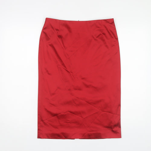 Coast Red Midi Pencil Skirt for Women Size 12