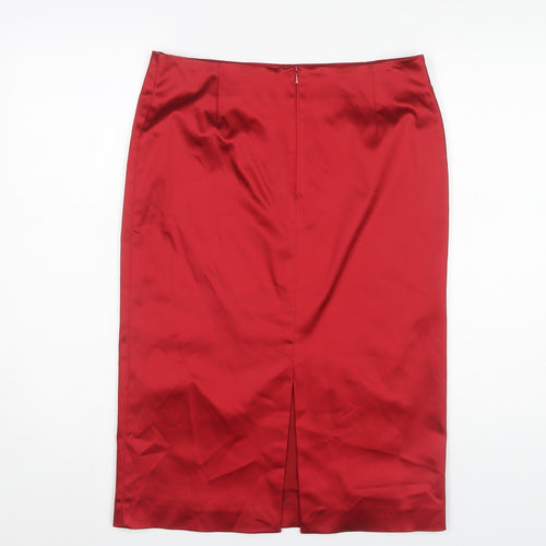 Coast Red Midi Pencil Skirt for Women Size 12
