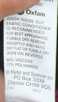 Marks and Spencer Women's Multicoloured Striped Jumper Size 10