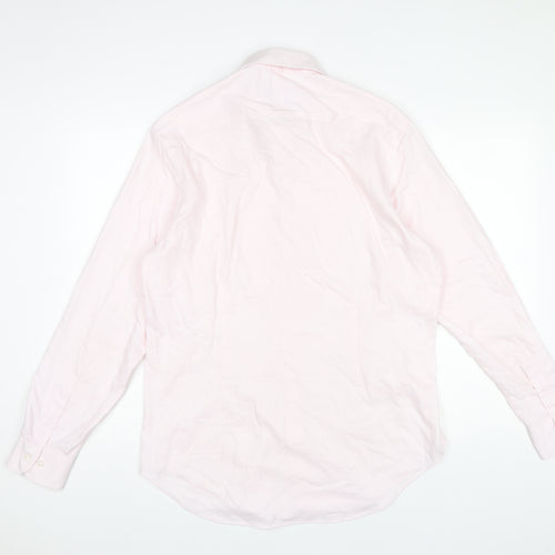 Moss 1851 Men's Pink Formal Dress Shirt Size 16