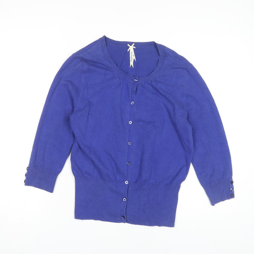 Red Herring Women's Blue Cardigan Size 12
