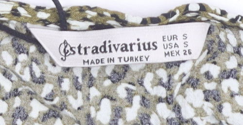 Stradivarius Women's Multicoloured Blouse, Size S
