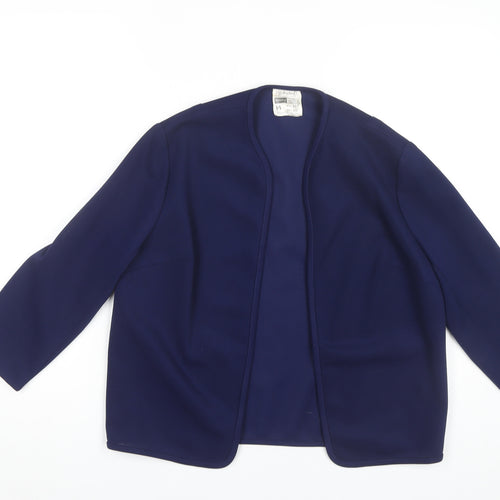 St Michael Women's Blue Jacket, Size 14, Vintage