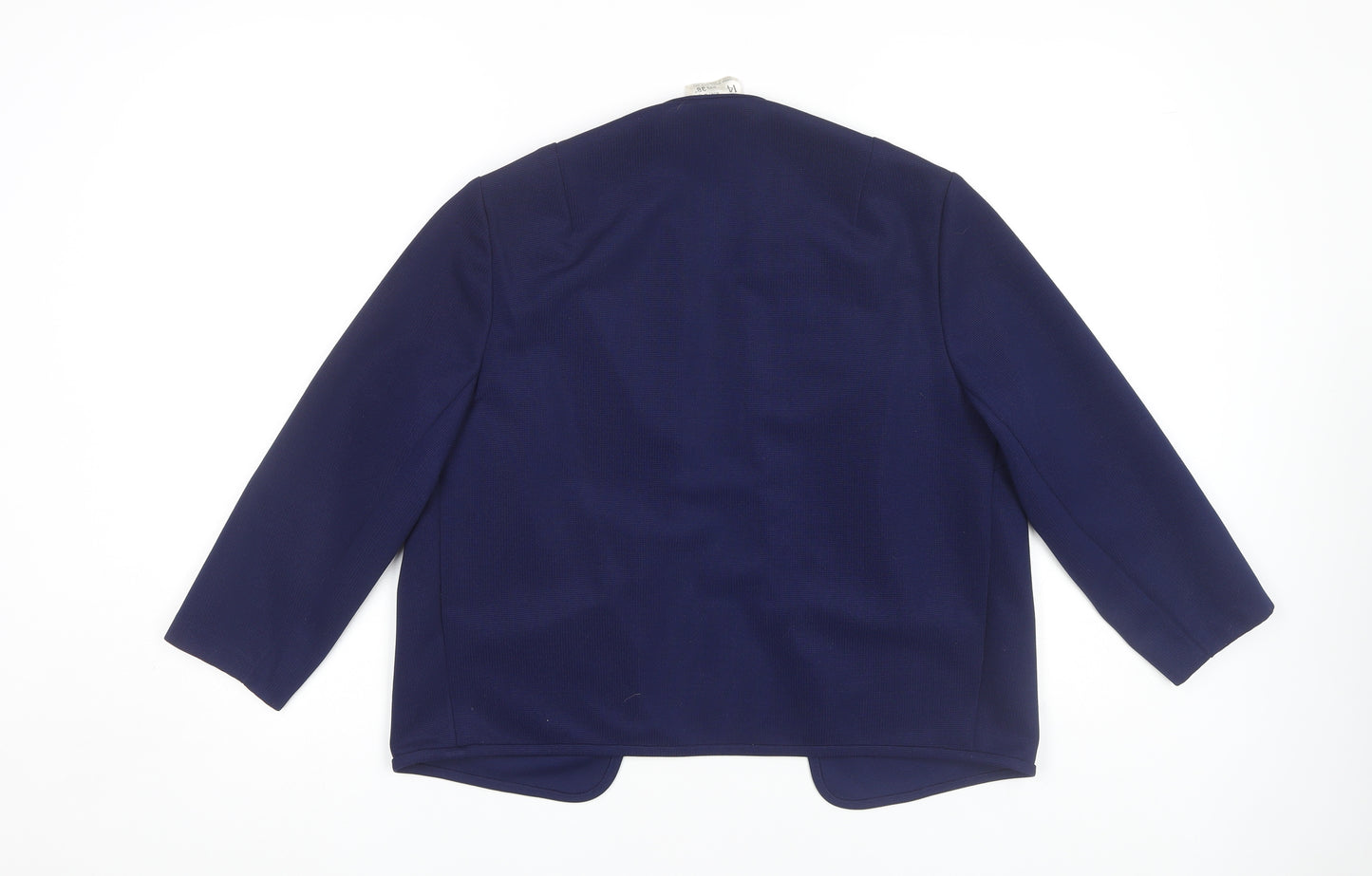 St Michael Women's Blue Jacket, Size 14, Vintage