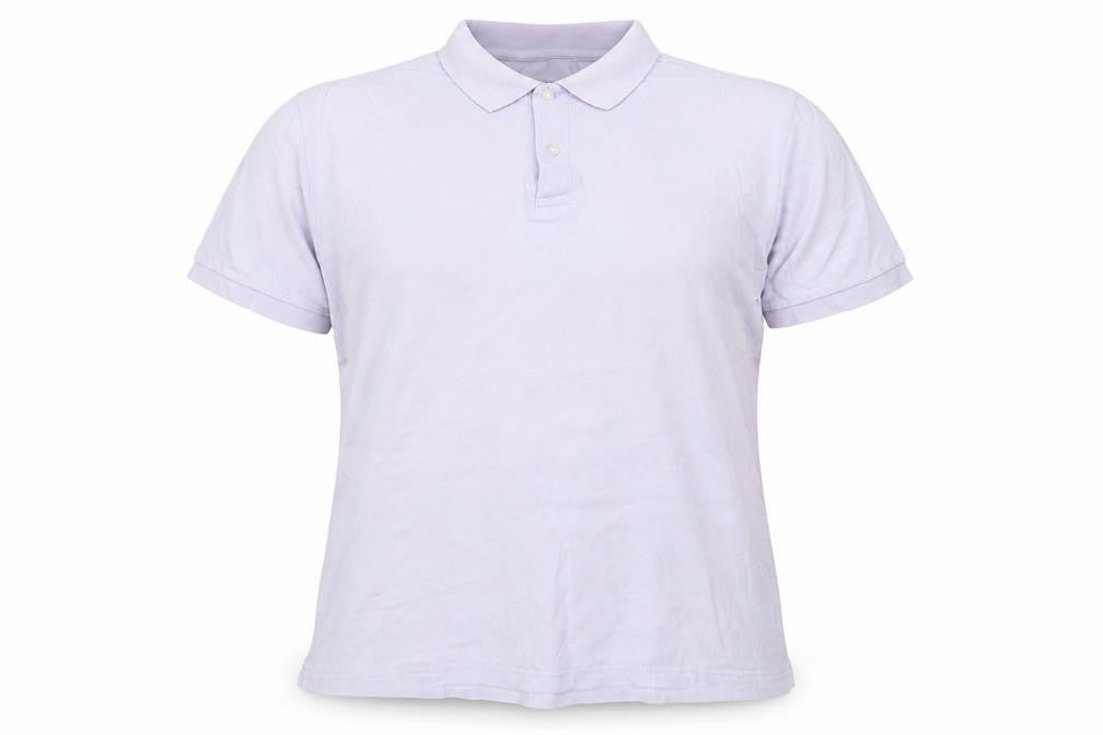 Front view of Austin Reed Men's Purple Polo Shirt L