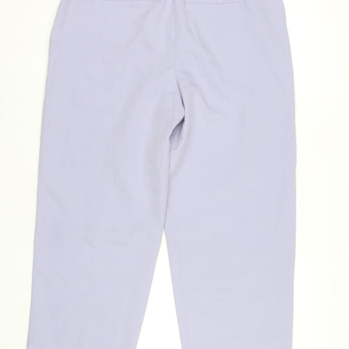 Vila Women's Purple Trousers Size 14 Polyester