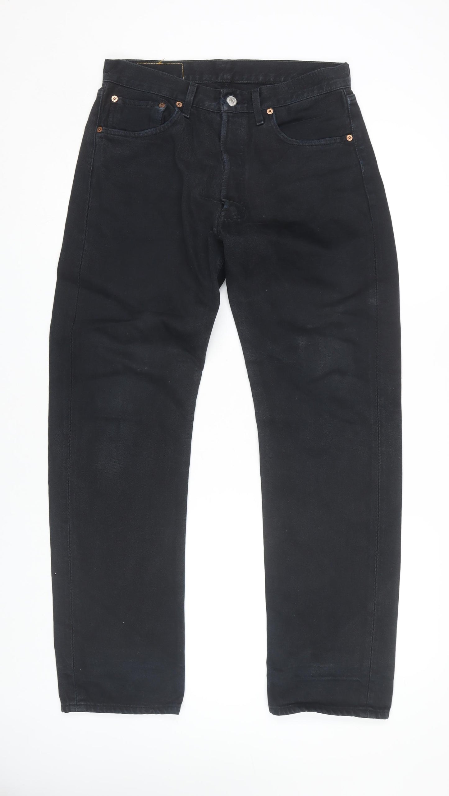 Levi's Men's Black 501 Jeans Size 32 Regular Fit