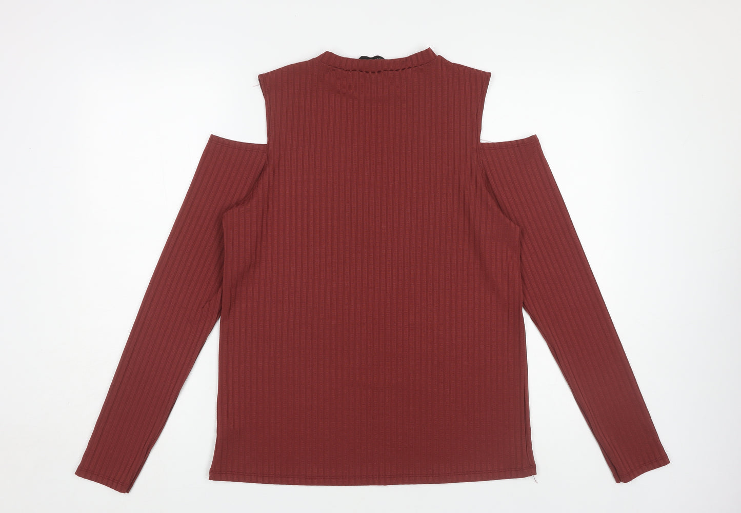 Dorothy Perkins Women's Red High Neck Top Size 16