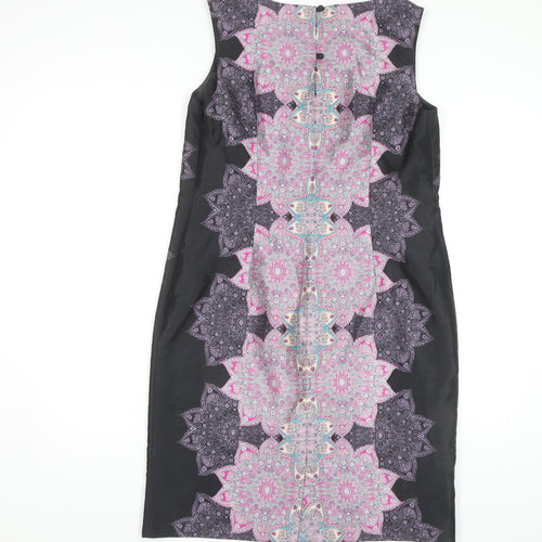 Monsoon Women's Multicoloured Sheath Dress Size 12