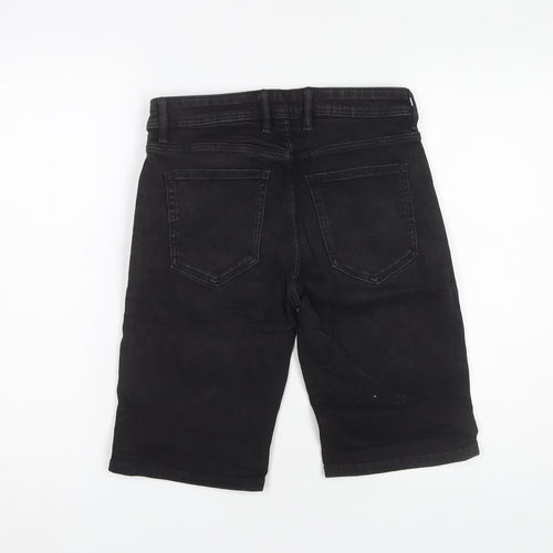 River Island Men's Black Casual Denim Shorts Size 28