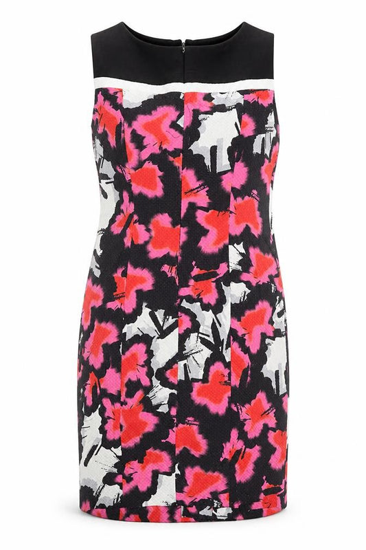 Laurèl Women's Multicoloured Floral Sheath Dress Size 14