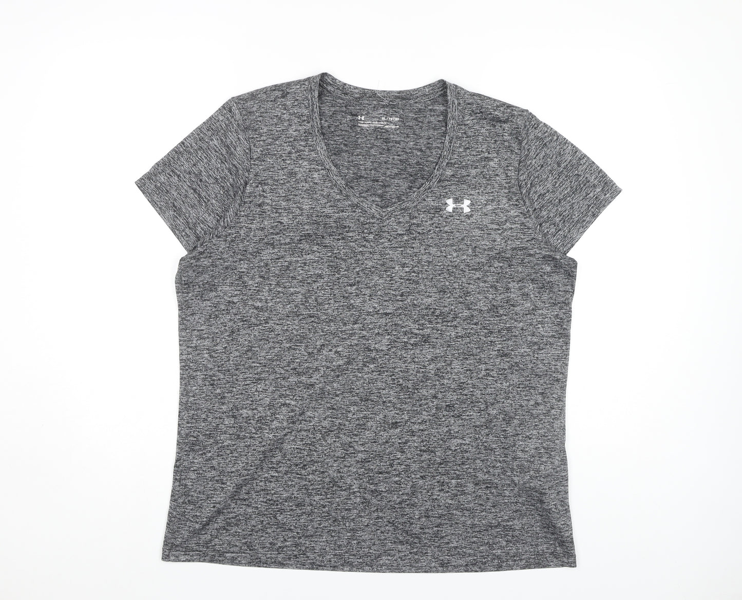 Under Armour Grey V-Neck Relaxed Fit T-Shirt XL