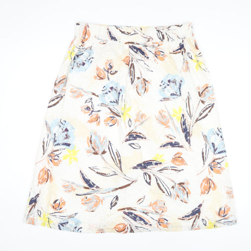 Marks and Spencer Women's Floral A-Line Skirt Size 16
