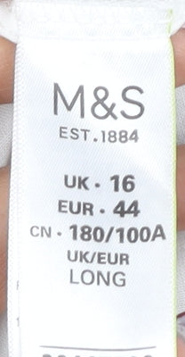 Marks and Spencer Women's Floral A-Line Skirt Size 16