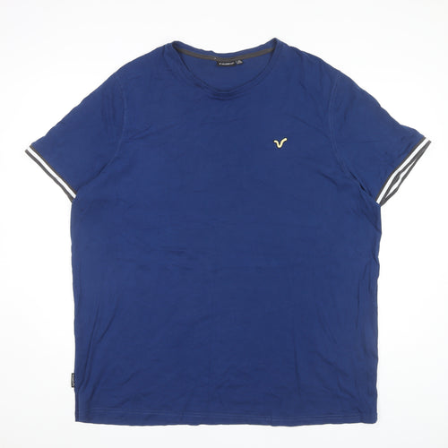 Voi Jeans Co Men's Blue 2XL Crew Neck T-Shirt