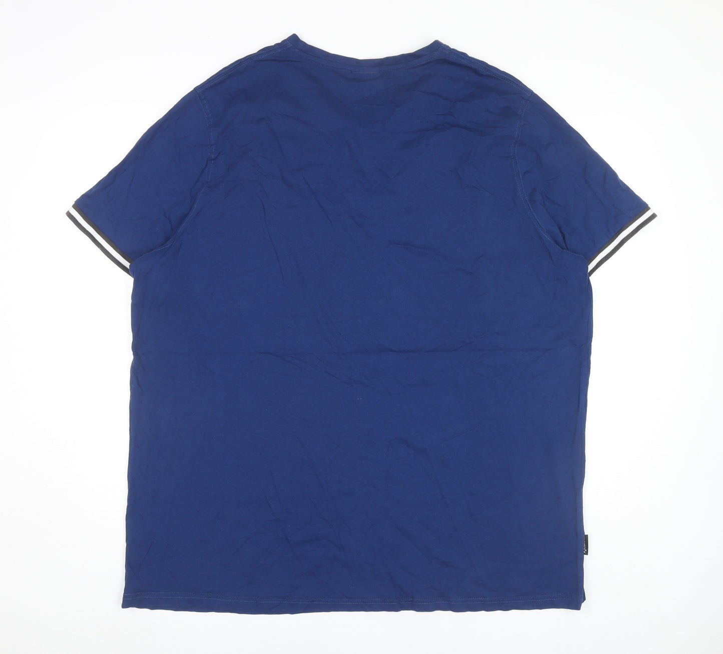 Voi Jeans Co Men's Blue 2XL Crew Neck T-Shirt