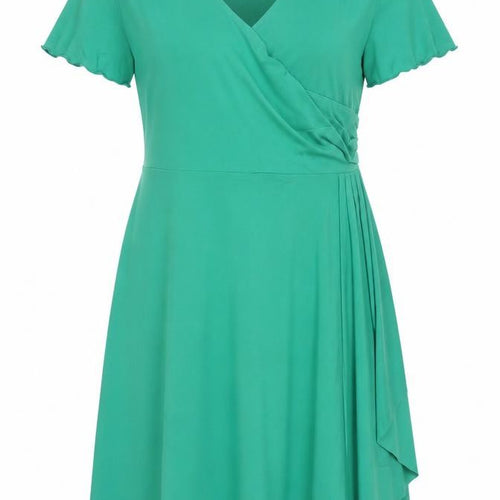 Joanna Hope Women's Green V-Neck Dress Size 22