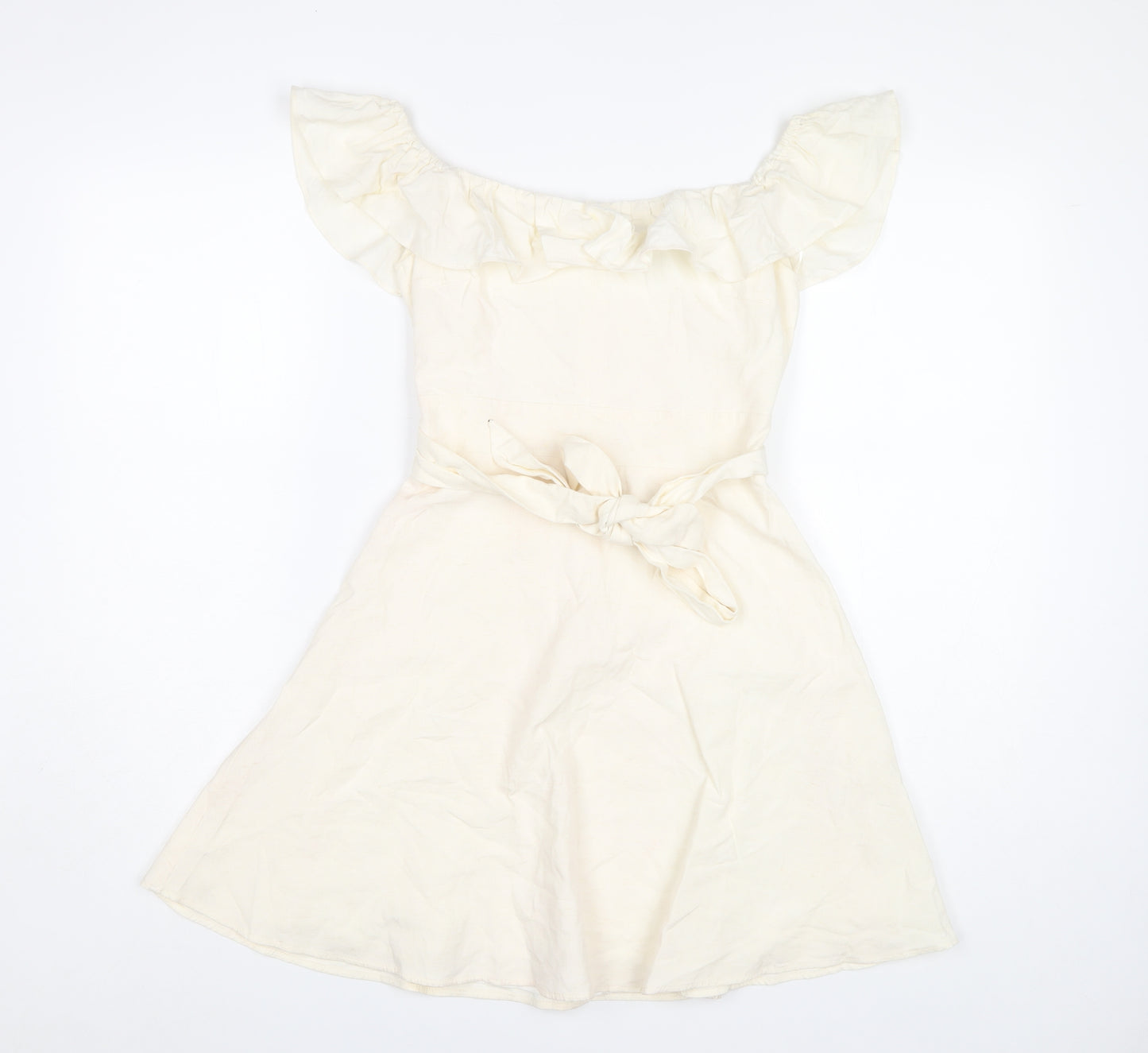 Zara Women’s Ivory A-Line Dress, S