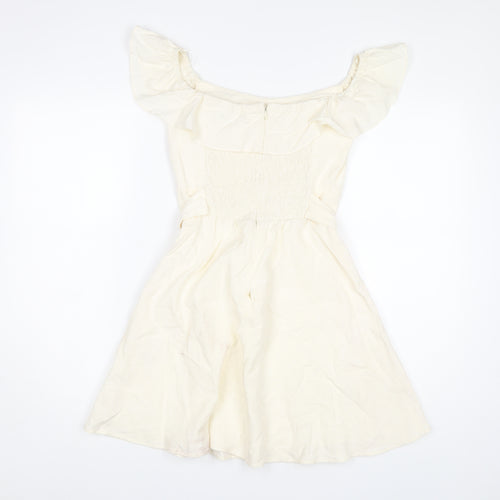 Zara Women’s Ivory A-Line Dress, S