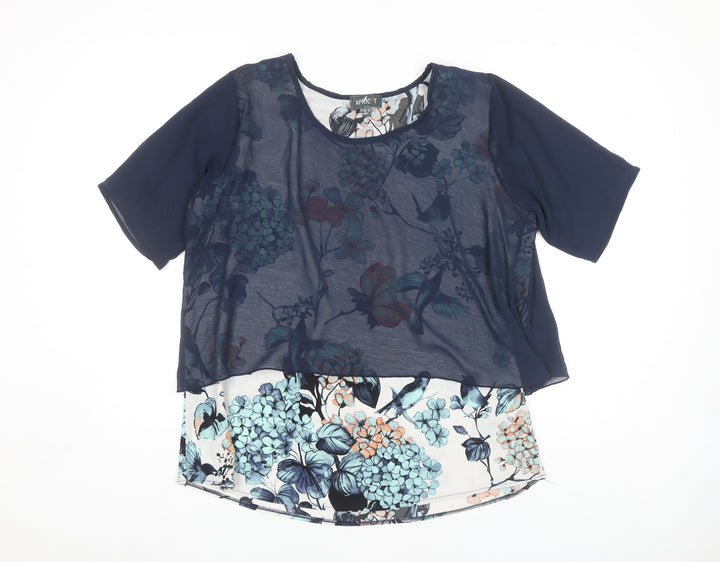 Apricot Women's Floral Tunic Blouse, Size 14