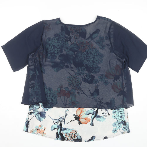 Apricot Women's Floral Tunic Blouse, Size 14