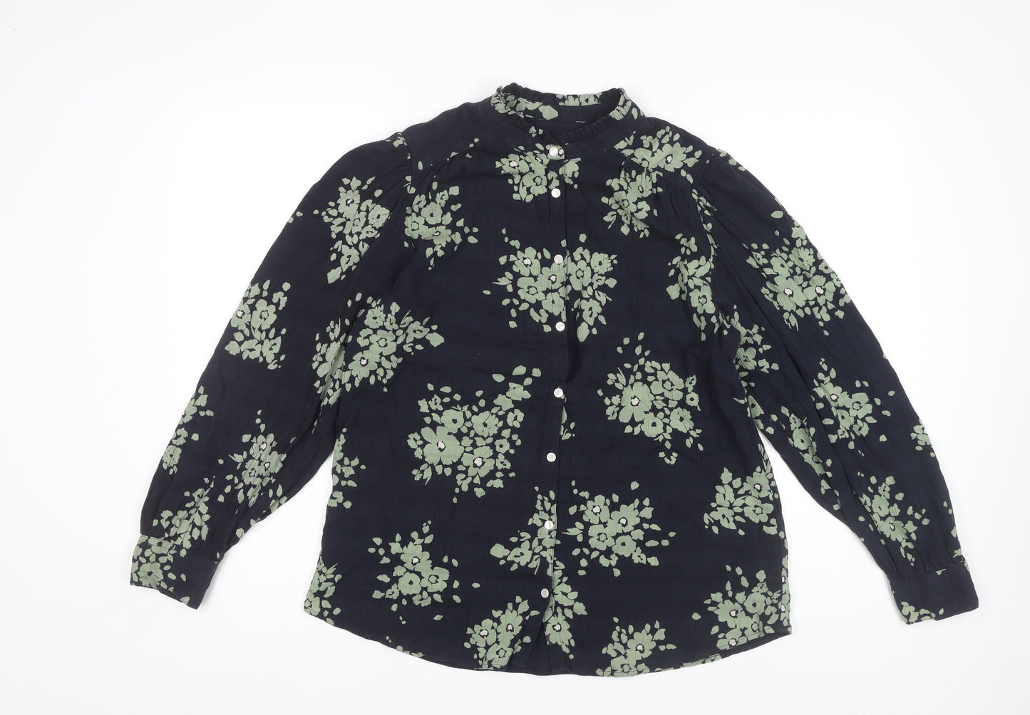 Marks and Spencer Women's Floral Blouse - Size 12