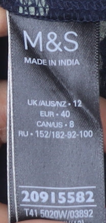 Marks and Spencer Women's Floral Blouse - Size 12