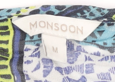 Monsoon Women's Multicoloured Geometric Blouse M