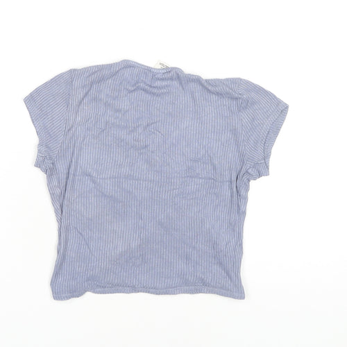 Urban Outfitters Women's Blue XS Wrap T-Shirt