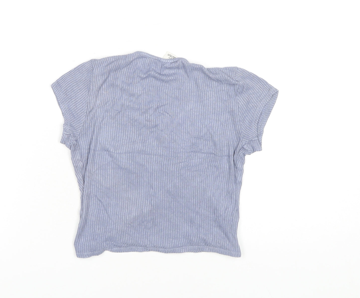 Urban Outfitters Women's Blue XS Wrap T-Shirt