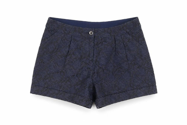 Marks and Spencer Girls Blue Floral Shorts, Age 11-12, Casual Wear