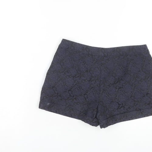 Marks and Spencer Girls Blue Floral Shorts, Age 11-12, Casual Wear