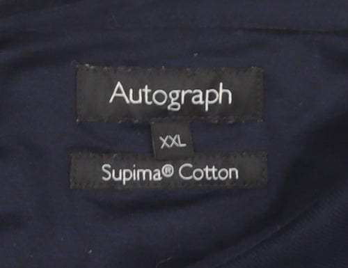 Autograph Men's Blue Polo, 2XL, Supima Cotton