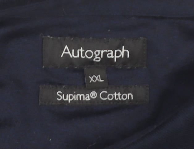 Autograph Men's Blue Polo, 2XL, Supima Cotton