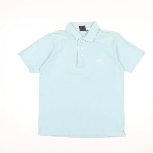 Cotton Traders Men's Blue Polo Shirt, S, Casual Style