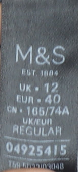 Marks & Spencer Geometric Trousers, Size 12, Multicoloured