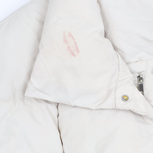 Go.G.G Women's Ivory Puffer Jacket XL Casual Style