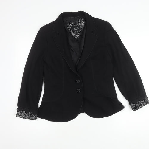 Marks and Spencer Women Black Blazer Size 16