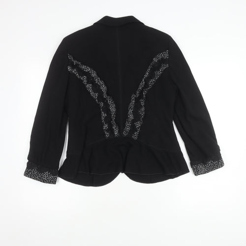 Marks and Spencer Women Black Blazer Size 16
