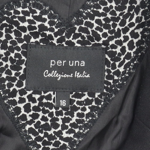 Marks and Spencer Women Black Blazer Size 16