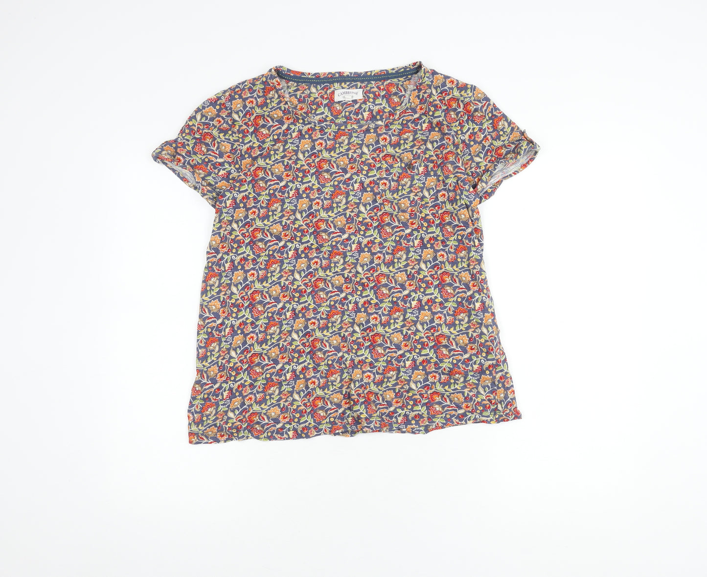 Cambridge Dry Goods Women's Multicoloured Floral Tee