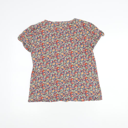 Cambridge Dry Goods Women's Multicoloured Floral Tee