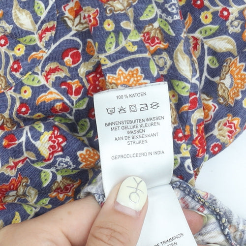 Cambridge Dry Goods Women's Multicoloured Floral Tee